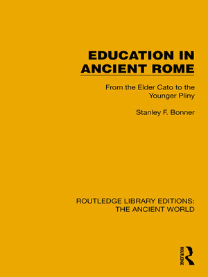 cover image of Education in Ancient Rome